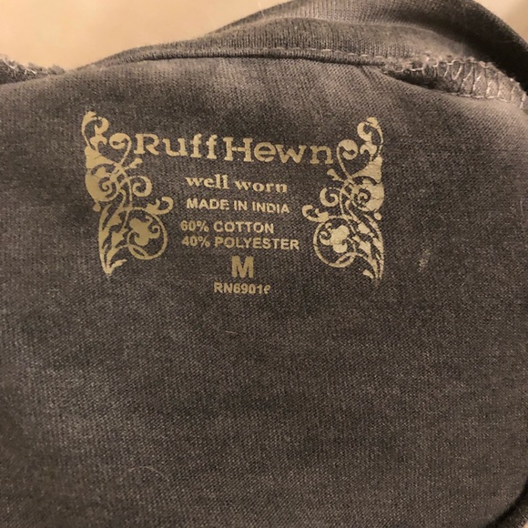 Lace-shoulder Tee- Ruff Hewn - Picture 2 of 6